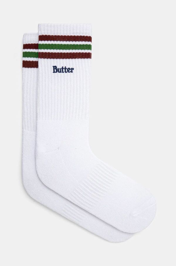 Butter Goods Čarape Butter Goods Stripe Socks za muškarce, boja: bijela, BG243912