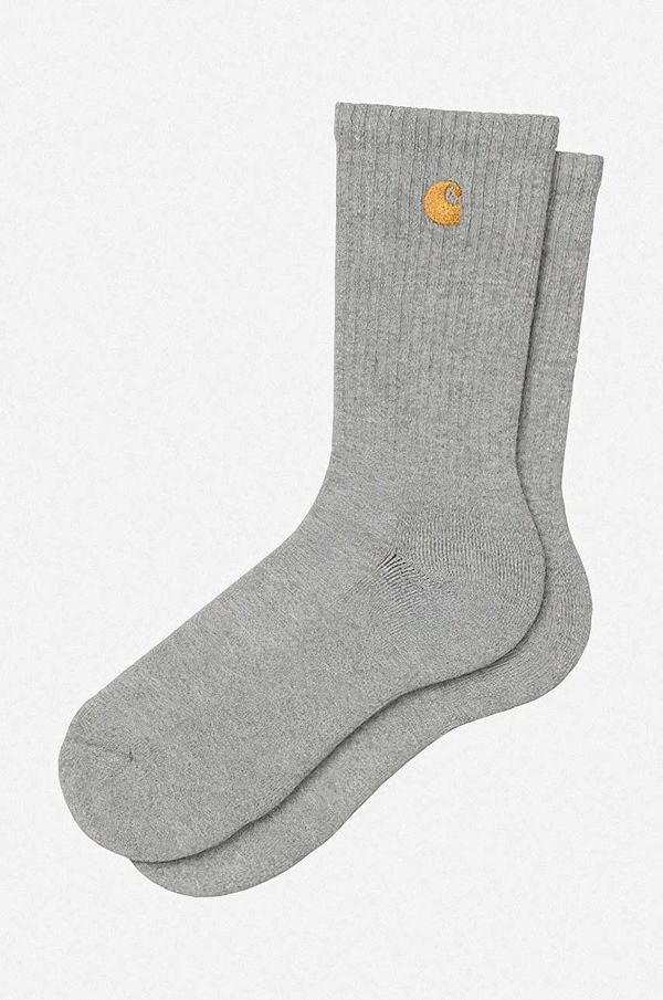 Carhartt WIP Čarape Carhartt WIP boja: siva, I029421.GREY.HEATH-GREY.HEATH