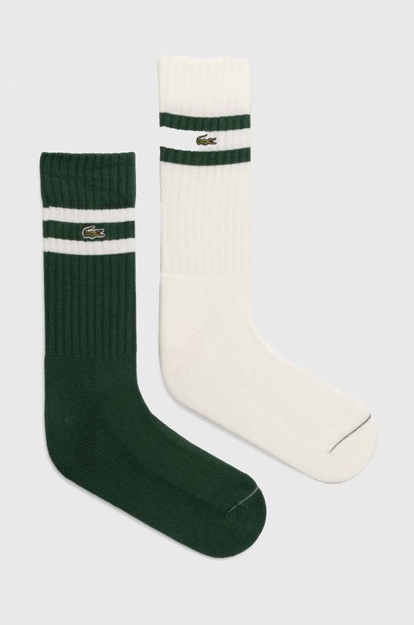 Lacoste Čarape Lacoste 2-pack boja: zelena, RA6842