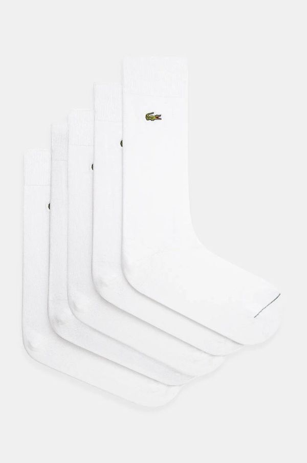Lacoste Čarape Lacoste 5-pack za muškarce, boja: bijela