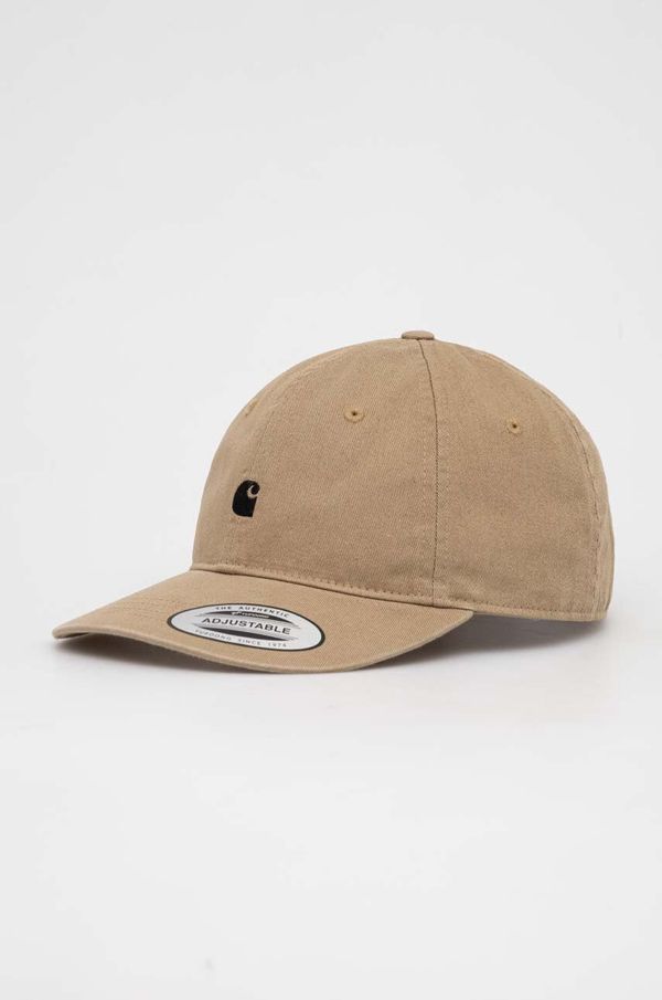 Carhartt WIP Pamučna kapa sa šiltom Carhartt WIP boja: bež, bez uzorka