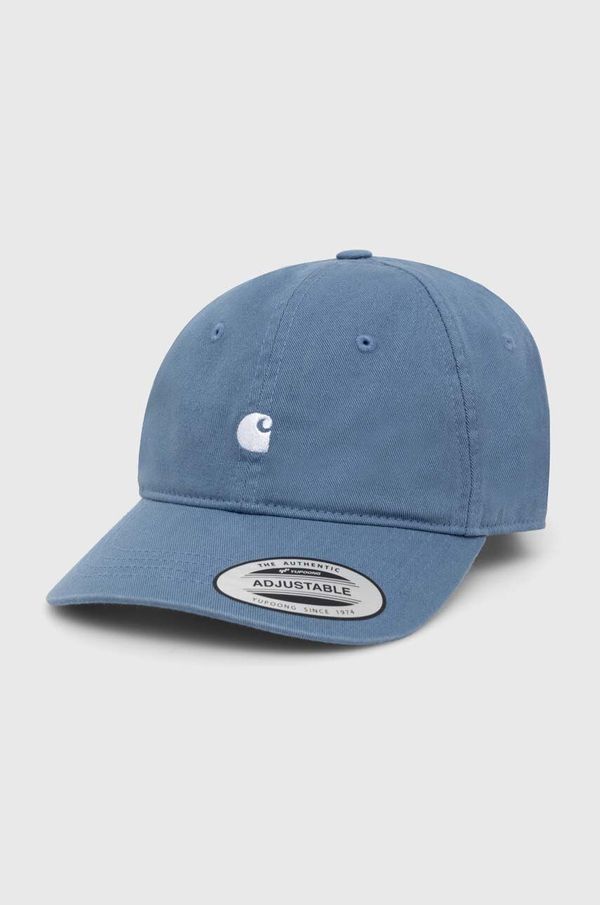 Carhartt WIP Pamučna kapa sa šiltom Carhartt WIP Madison Logo Cap bez uzorka, I023750.20EXX