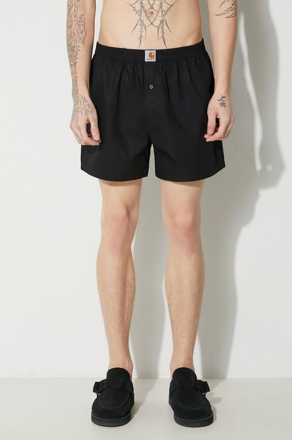 Carhartt WIP Pamučne bokserice Carhartt WIP boja: crna
