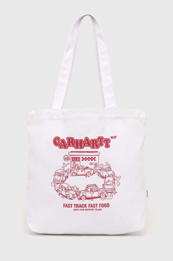 Carhartt WIP Torba Carhartt WIP Canvas Graphic Tote boja: bijela, I031597.27PXX