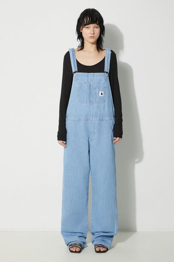 Carhartt WIP Tregerice Carhartt WIP Bib Overall Straight za žene, I031250.112