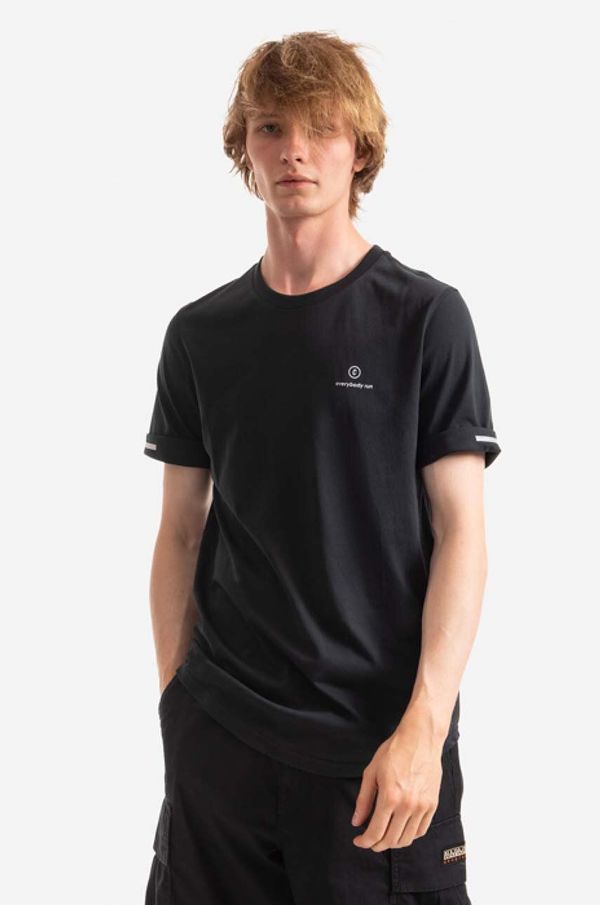 Ciele Athletics Majica kratkih rukava Ciele Athletics Nsbtshirt WWM za muškarce, boja: crna, s tiskom, CLNSBTWWM.BK001-BK001