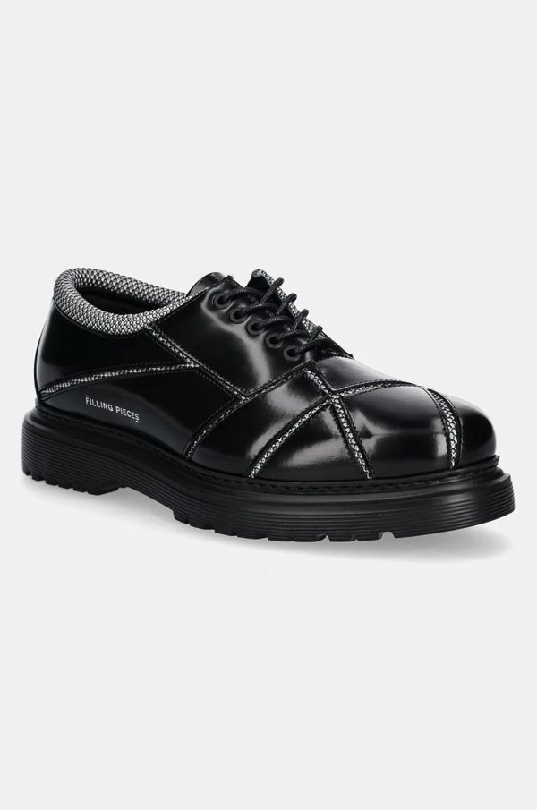 Filling Pieces Cipele Filling Pieces Derby Rohe za muškarce, boja: crna, 74978071861