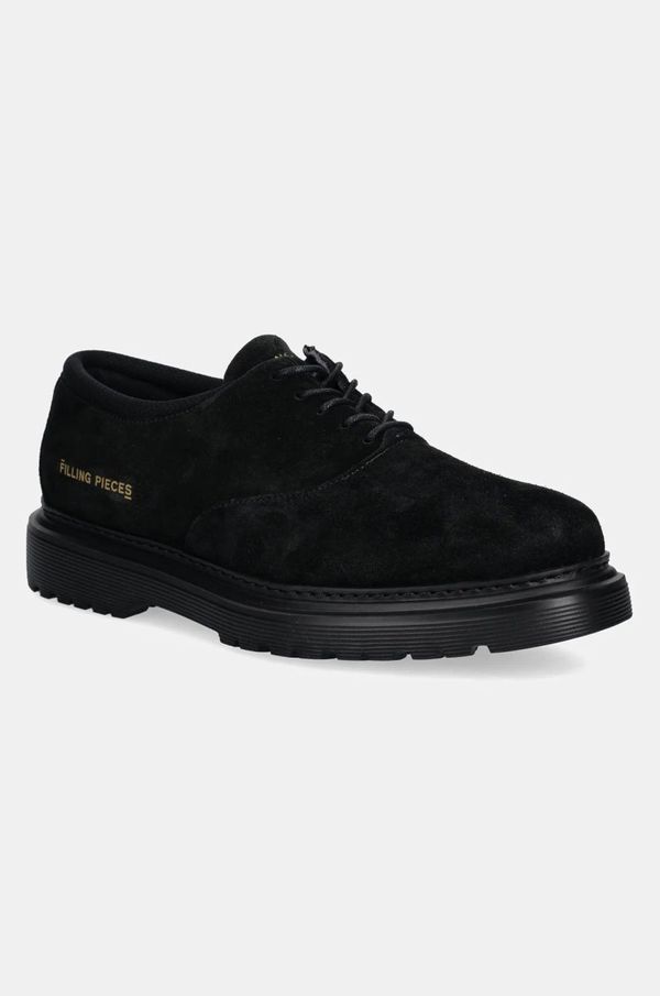 Filling Pieces Cipele Filling Pieces Derby Suede za muškarce, boja: crna, 74922791861