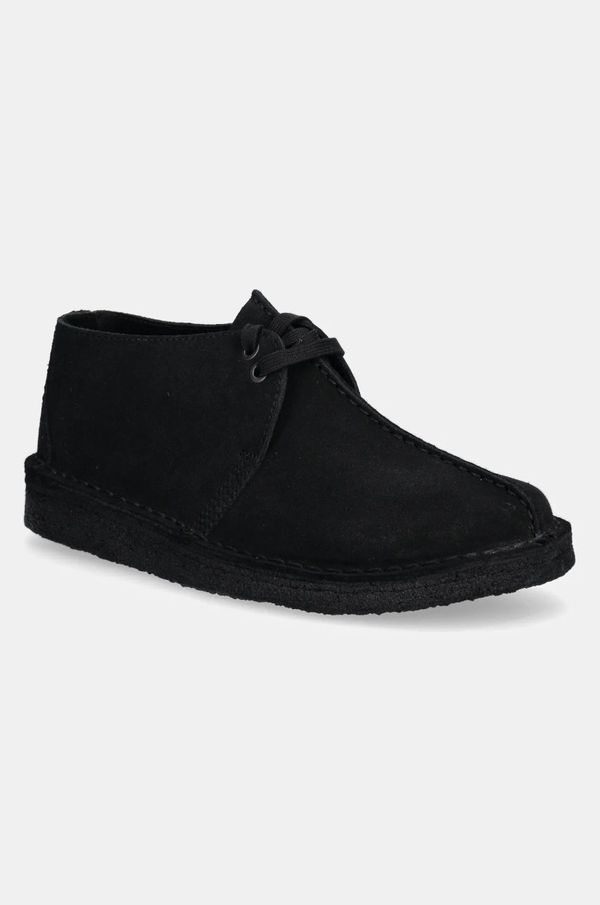 Clarks Originals Cipele od brušene kože Clarks Originals za muškarce, boja: crna