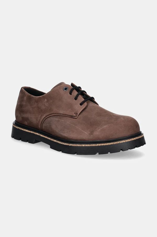 Birkenstock Cipele od nubuk kože Birkenstock Highwood Lace Low boja: smeđa, 1028093
