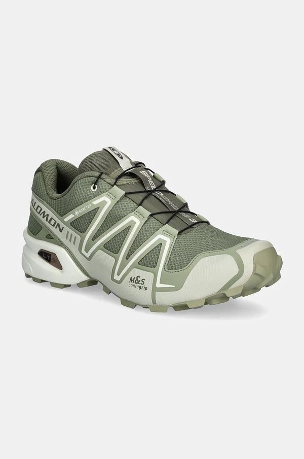 Salomon Cipele Salomon SPEEDCROSS 3 Gore-Tex za muškarce, boja: zelena, L47684600