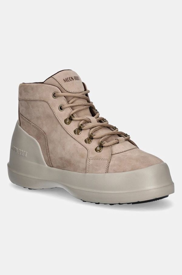 Moon Boot Čizme od nubuka Moon Boot MB LUNA TREK MID NUBUCK boja: bež, 80D2480070 L003