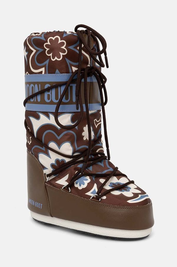 Moon Boot Čizme za snijeg Moon Boot MB ICON FLOWER boja: smeđa, 80D1402940 MH07