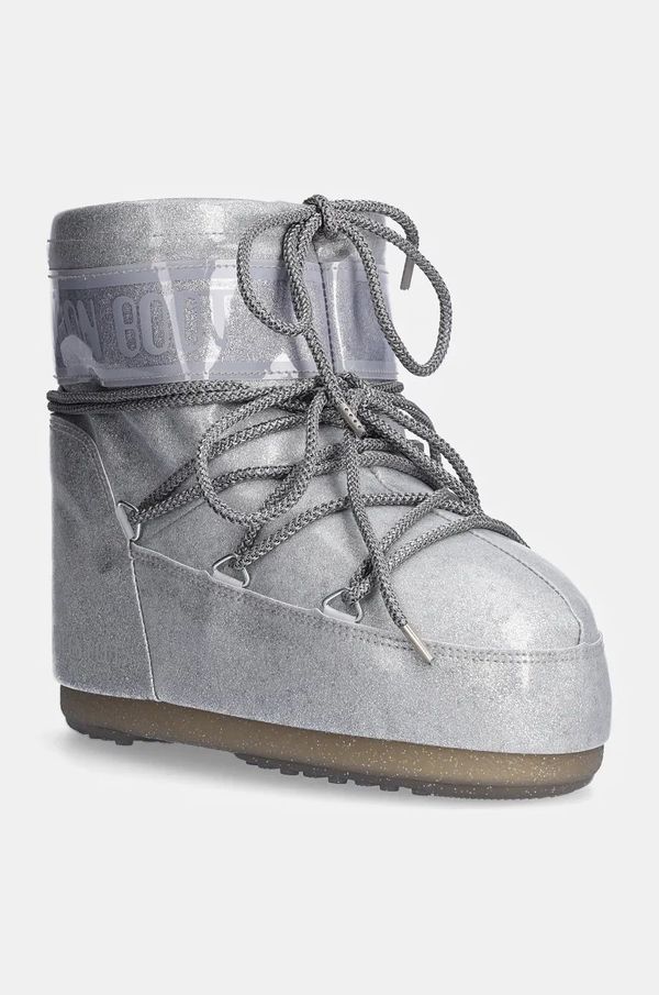 Moon Boot Čizme za snijeg Moon Boot MB ICON LOW GLITTER boja: srebrna, 80D1409440 H001