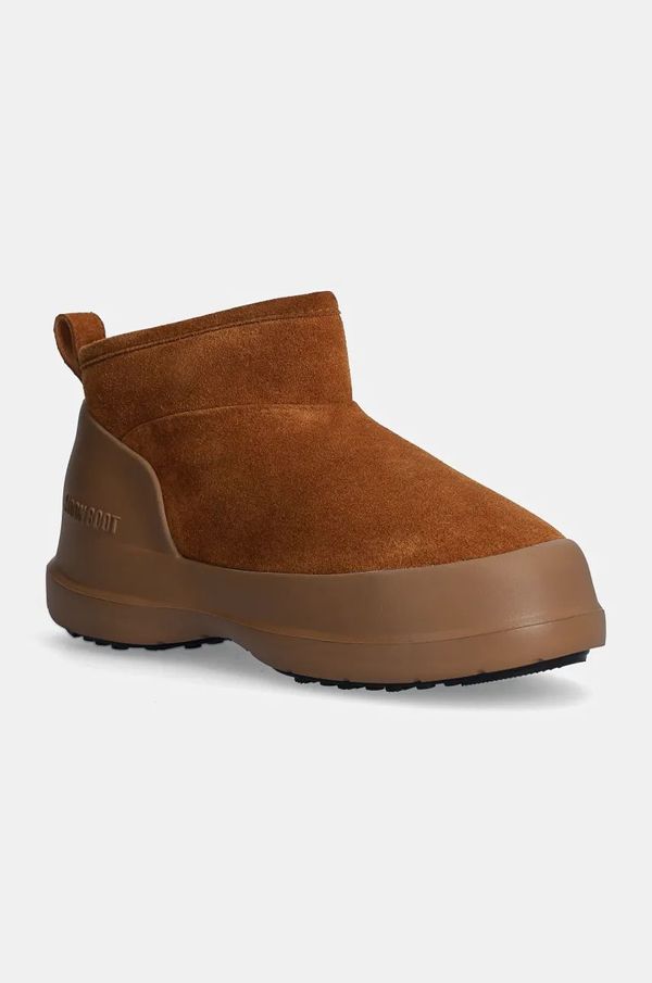 Moon Boot Čizme za snijeg od brušene kože Moon Boot MB LUNA LOW BOOT SUEDE boja: smeđa, 80D2480040 M008