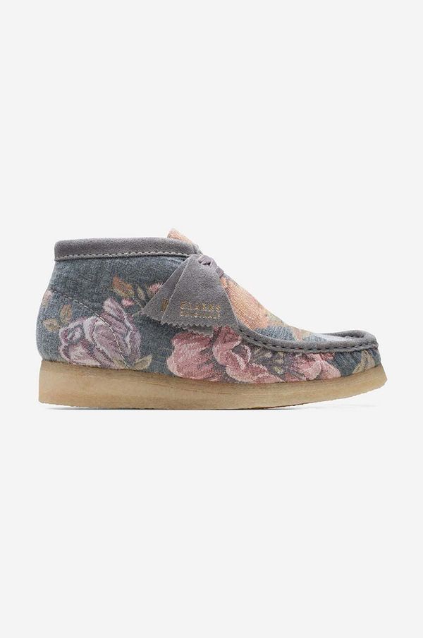 Clarks Originals Cipele Clarks Wallabee Boot za žene, boja: siva, ravni potplat, 26169842