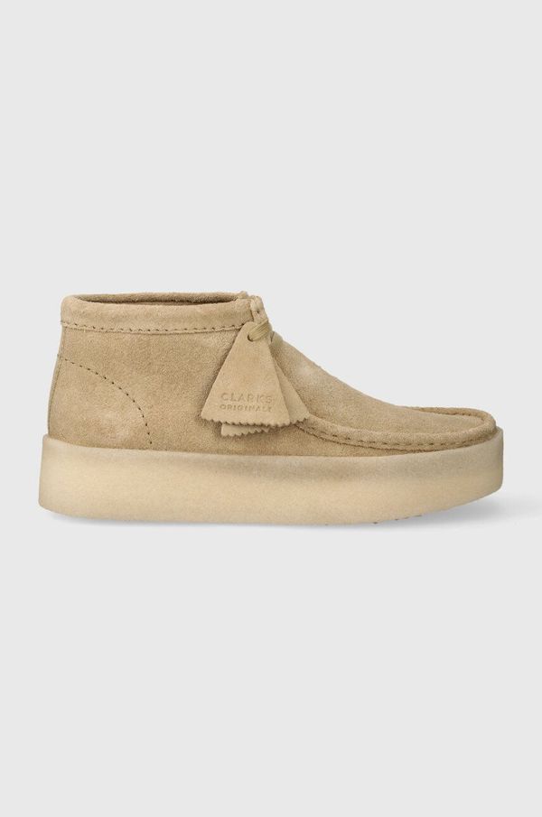 Clarks Originals Cipele Clarks Wallabee Cup za muškarce, boja: bež, 26173316
