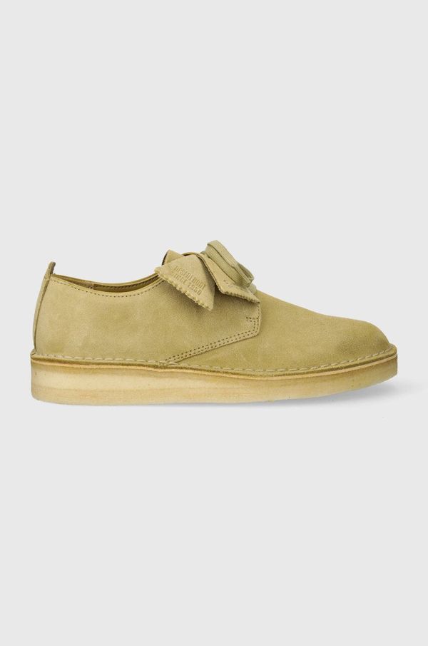 Clarks Originals Cipele od brušene kože Clarks Originals Coal London za muškarce, boja: bež, 26171491