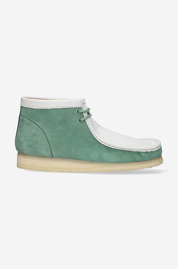 Clarks Originals Cipele od brušene kože Clarks Wallabee Boot za muškarce, boja: zelena, 26165078