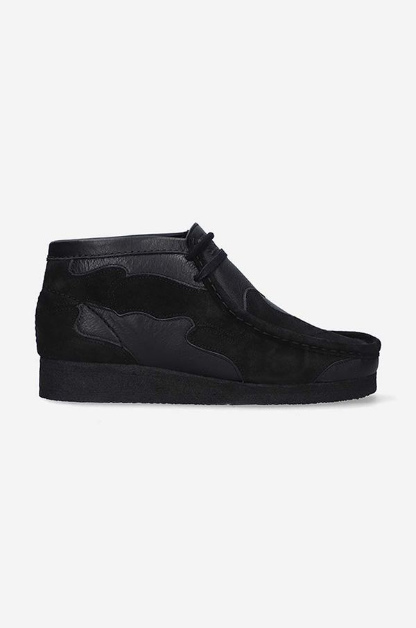 Clarks Originals Kožne cipele Clarks Wallabee Boot Patch za muškarce, boja: crna, 26163921