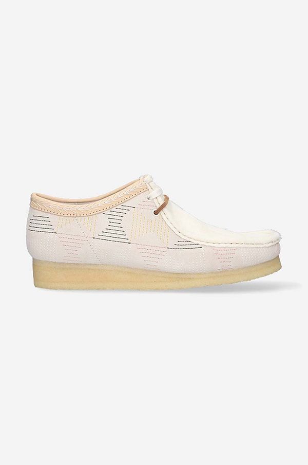 Clarks Originals Polucipele od brušene kože Clarks Wallabee Boot boja: bež, 26165014