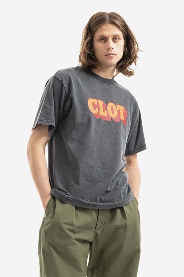 CLOT Pamučna majica CLOT Shadow Logo SS Tee boja: crna, s tiskom, CLTES10004.BLACK-BLACK