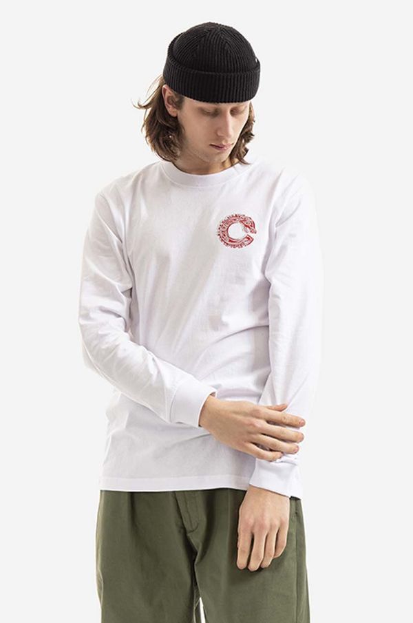 CLOT Pamučna majica dugih rukava CLOT Triballs Tee boja: bijela, s tiskom, CLLSS10016.WHITE-WHITE