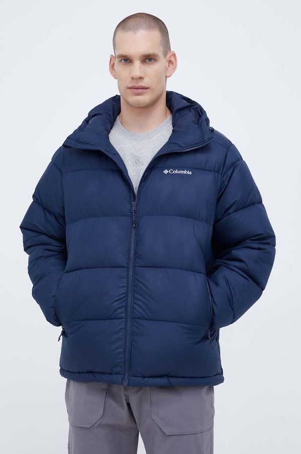 Columbia Jakna Columbia M Pike Lake II Hooded Ja za muškarce, boja: tamno plava, za zimu, 2050931