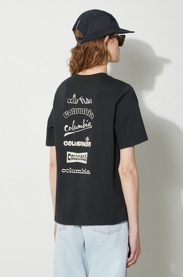 Columbia Sportska majica kratkih rukava Columbia Alpine Way II Graphic boja: crna, 2074692