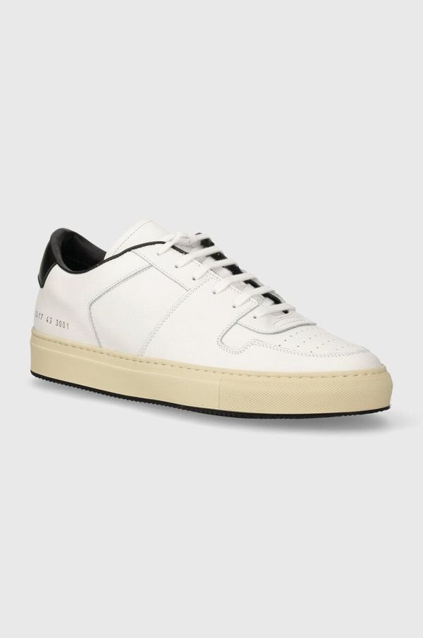 Common Projects Kožne tenisice Lacoste Decades boja: bijela, 2417