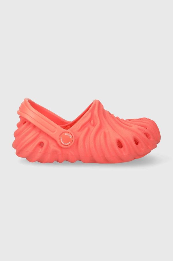 Crocs Dječje natikače Crocs x salethe bembury boja: narančasta