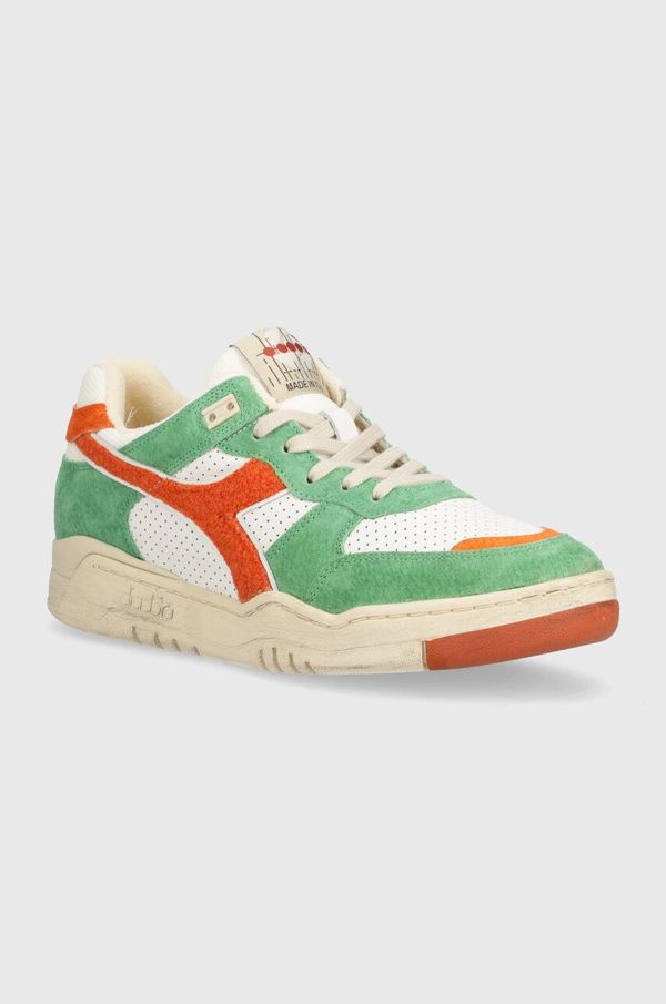 Diadora Kožne tenisice Diadora B.560 Used RR Italia boja: zelena, 201.180481.30095
