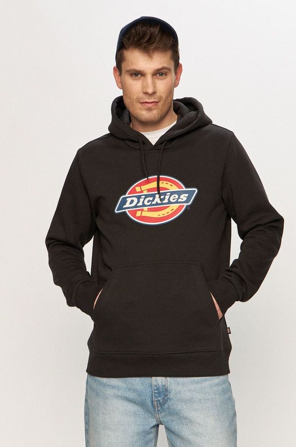 Dickies Dukserica Dickies za muškarce, boja: crna, s kapuljačom, DK0A4XCBBLK-BLACK