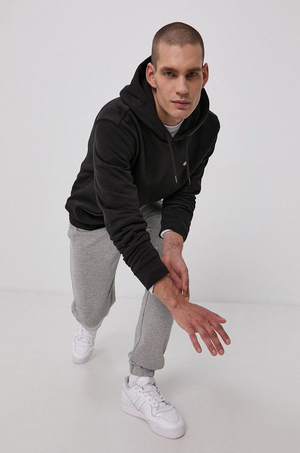 Dickies Dukserica Dickies za muškarce, boja: crna, s kapuljačom, DK0A4XCDBLK-BLACK