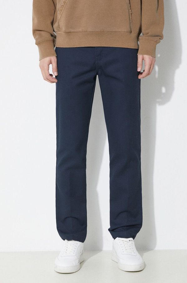 Dickies Hlače Dickies 872 za muškarce, boja: tamno plava, uski kroj, DK0A4XK8