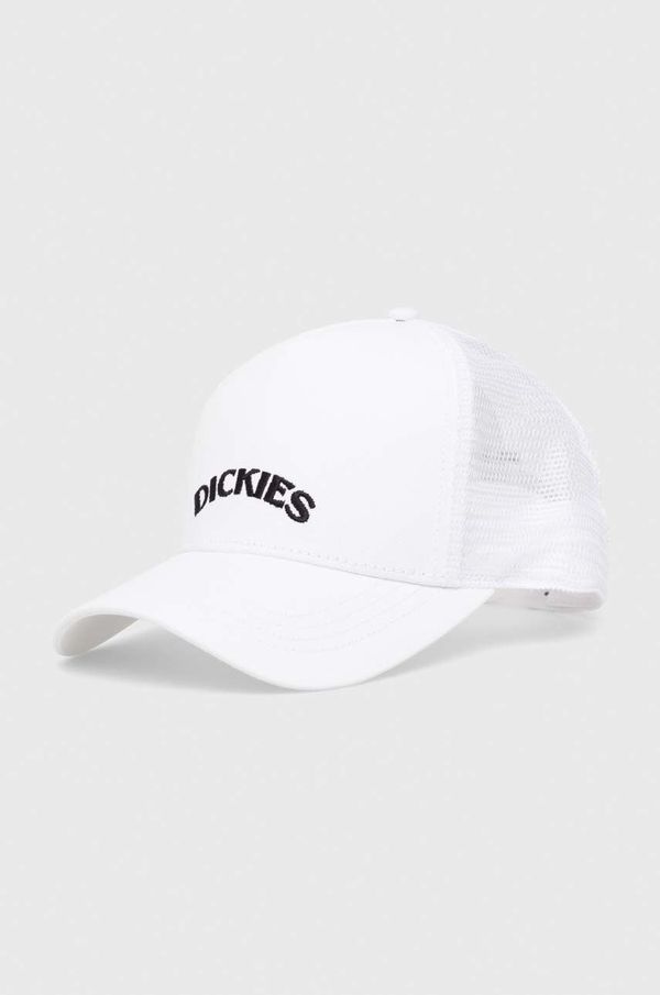 Dickies Kapa sa šiltom Dickies SHAWSVILLE TRUCKER boja: bijela, s aplikacijom, DK0A4YPG