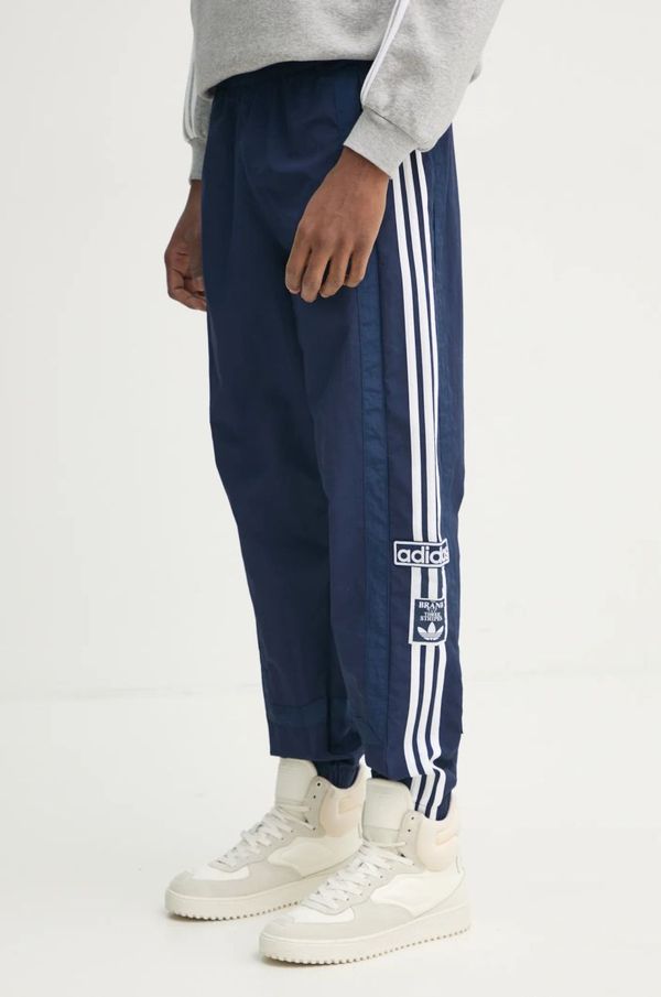 adidas Originals Donji dio trenirke adidas Originals Adibreak boja: tamno plava, s aplikacijom, JD4258