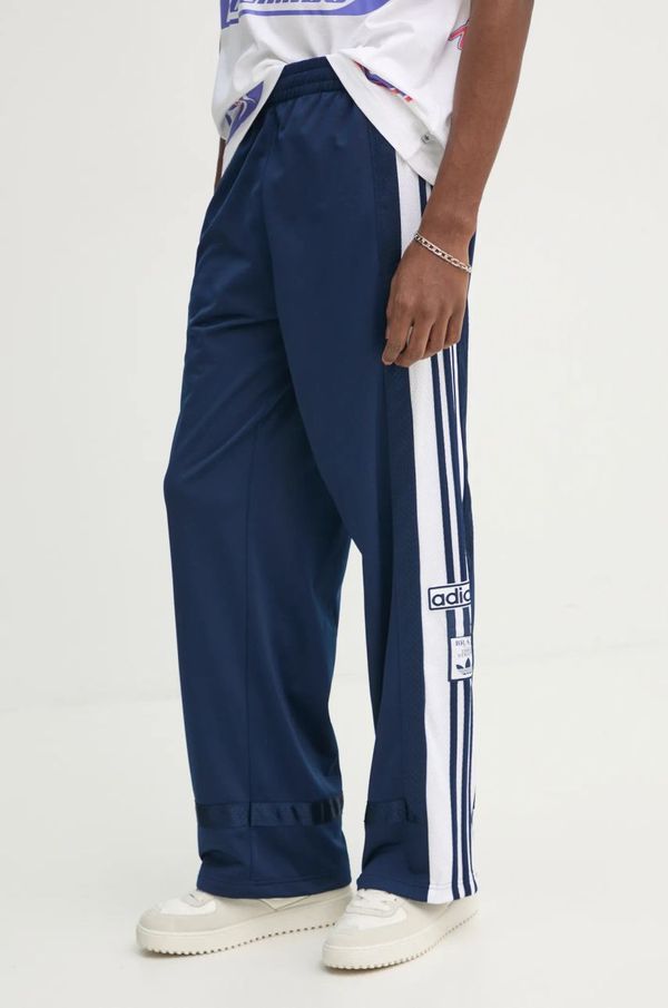 adidas Originals Donji dio trenirke adidas Originals Adibreak boja: tamno plava, s aplikacijom, JD4268