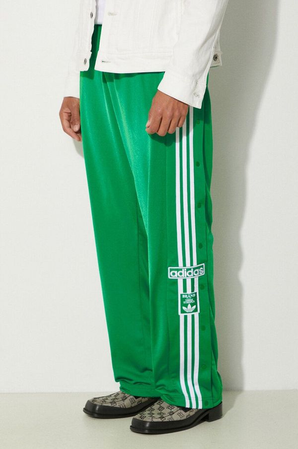 adidas Originals Donji dio trenirke adidas Originals Adibreak boja: zelena, s aplikacijom, IY9923