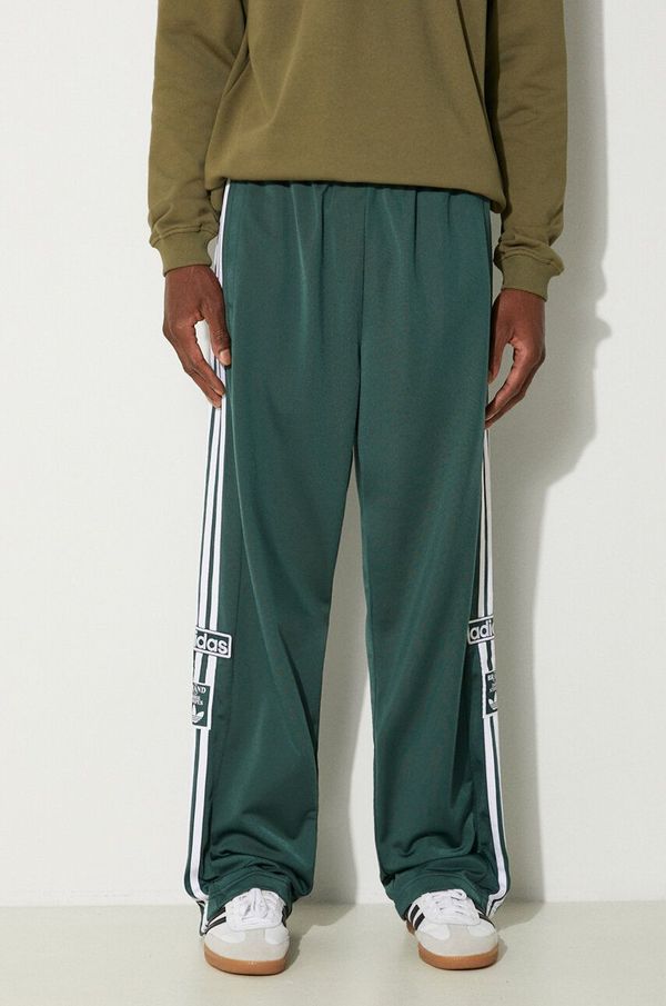 adidas Originals Donji dio trenirke adidas Originals Adibreak boja: zelena, s aplikacijom, IY9928