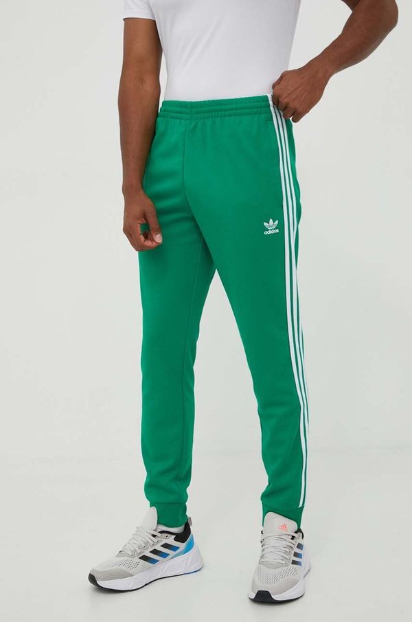 adidas Originals Donji dio trenirke adidas Originals boja: zelena, s aplikacijom
