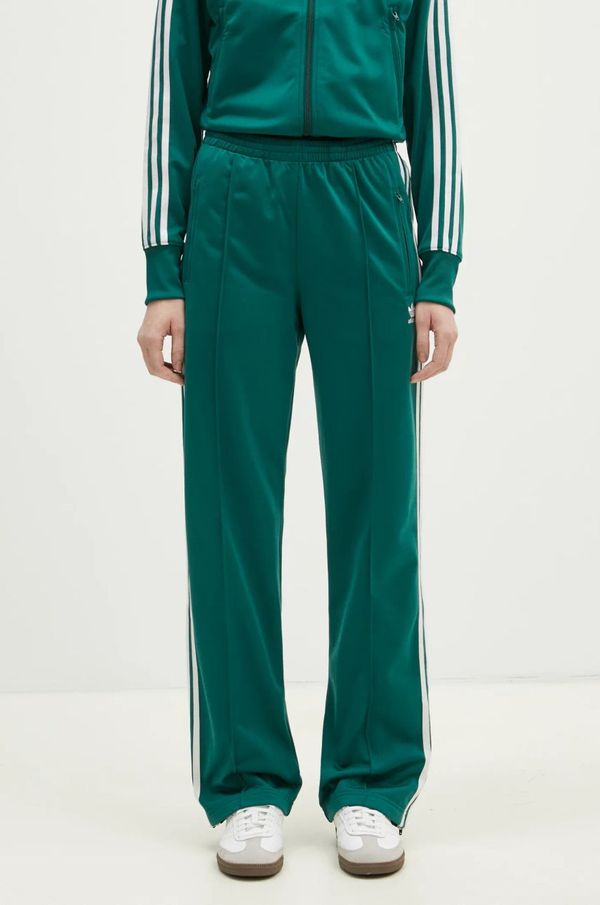 adidas Originals Donji dio trenirke adidas Originals Firebird boja: zelena, s aplikacijom, JC8284