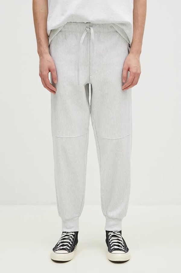 Carhartt WIP Donji dio trenirke Carhartt WIP American Script Jogging Pant boja: siva, melanž, I027042.482XX