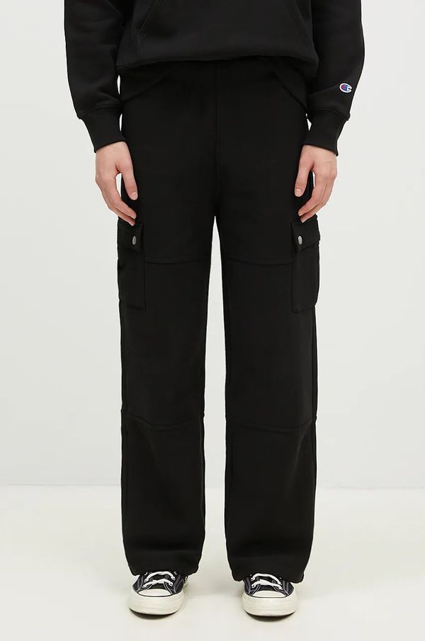 Champion Donji dio trenirke Champion Cargo Pants boja: crna, bez uzorka, 220710