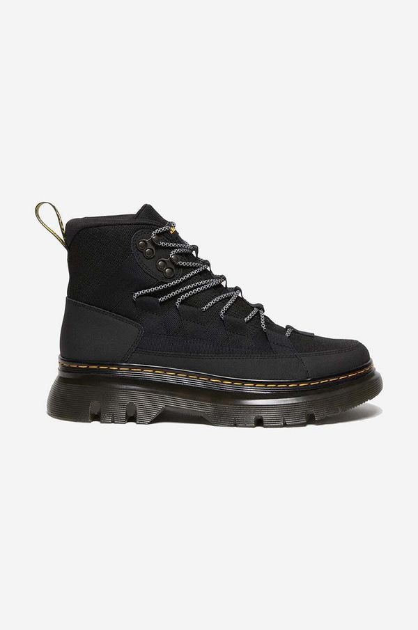 Dr. Martens Gležnjače Dr. Martens Boury za žene, boja: crna, ravni potplat, DM27831001