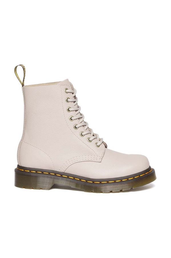 Dr. Martens Kožne gležnjače Dr. Martens 1460 Pascal za žene, boja: bijela, ravni potplat, DM30920348