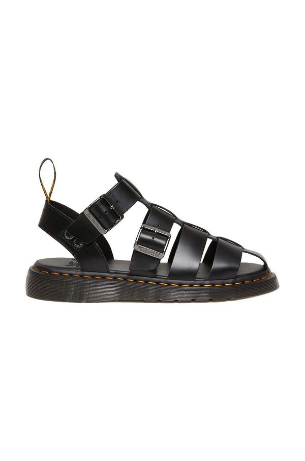 Dr. Martens Kožne sandale Dr. Martens Garin za žene, boja: crna, DM30766001-Black