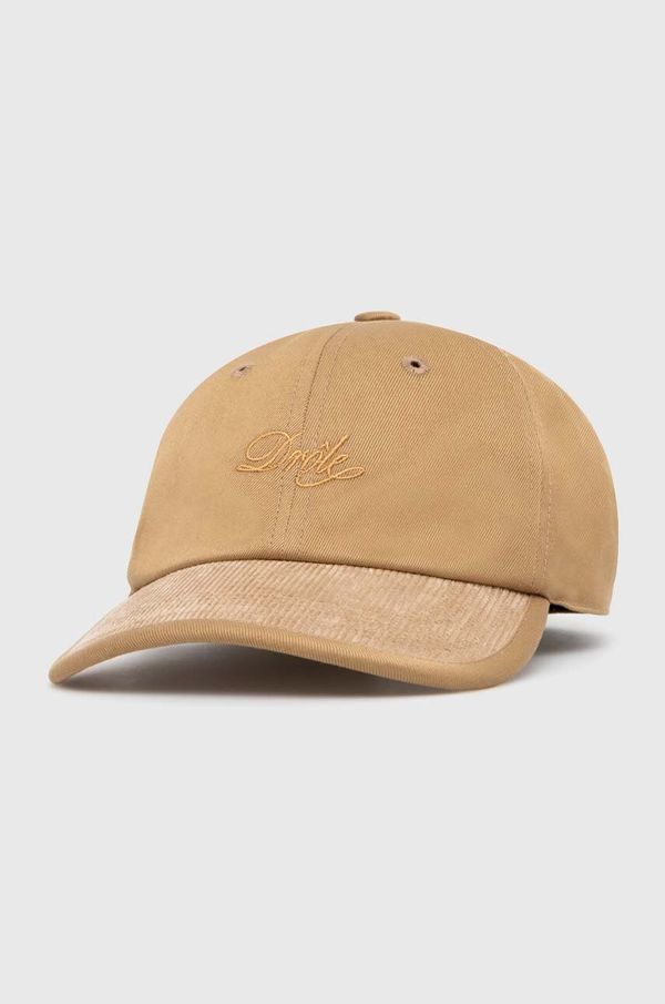 Drôle de Monsieur Kapa sa šiltom Drôle de Monsieur La Casquette Drôle Gabardine boja: bež, s aplikacijom, D-CP149-CO111-DBG