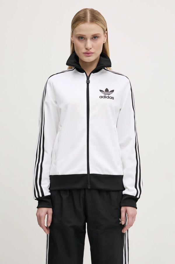 adidas Originals Dukserica adidas Originals Adicolor za žene, boja: bijela, s uzorkom, JC5806