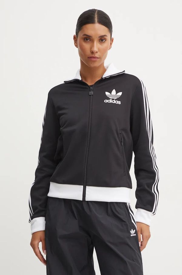 adidas Originals Dukserica adidas Originals Adicolor za žene, boja: crna, s uzorkom, IW3174